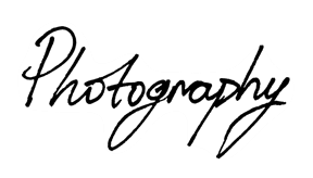 Photography handwrites title
